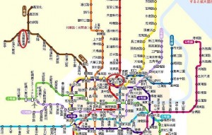 上海地下鉄　マップ